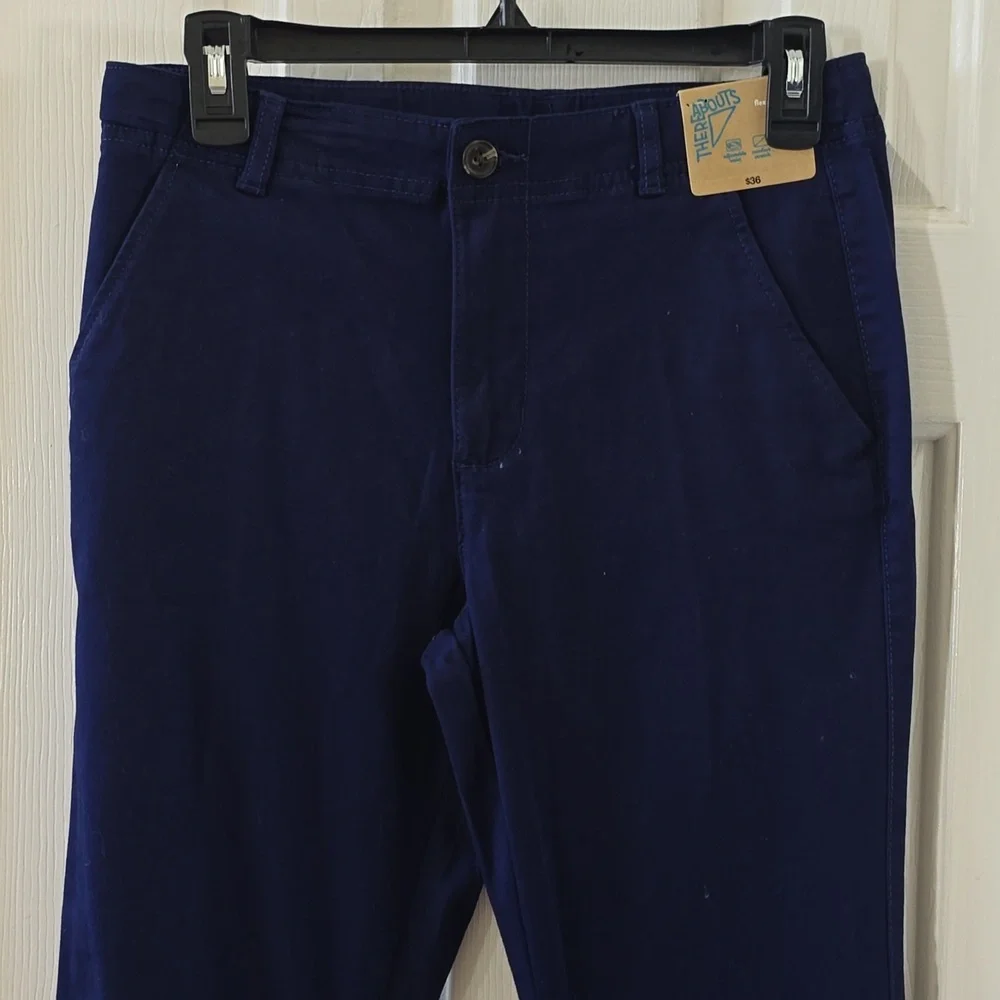 THEREABOUTS BOYS BLUE CHINO PANTS SIZE 18